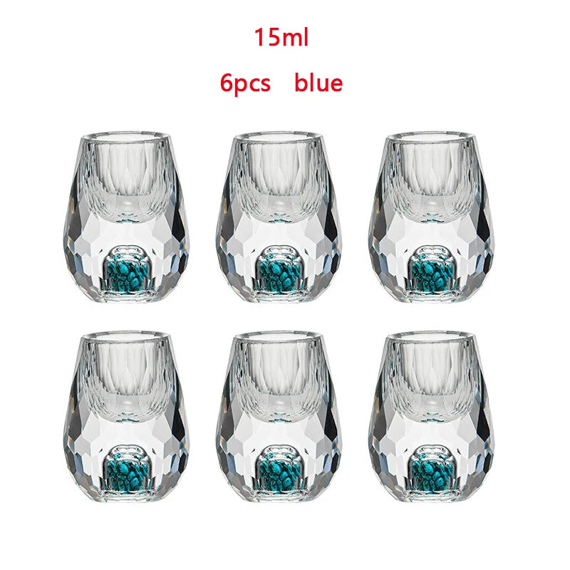 Diamond Crystal Shot Glass Set (6-Piece)
