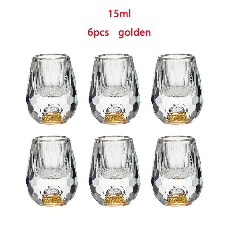 Diamond Crystal Shot Glass Set (6-Piece)