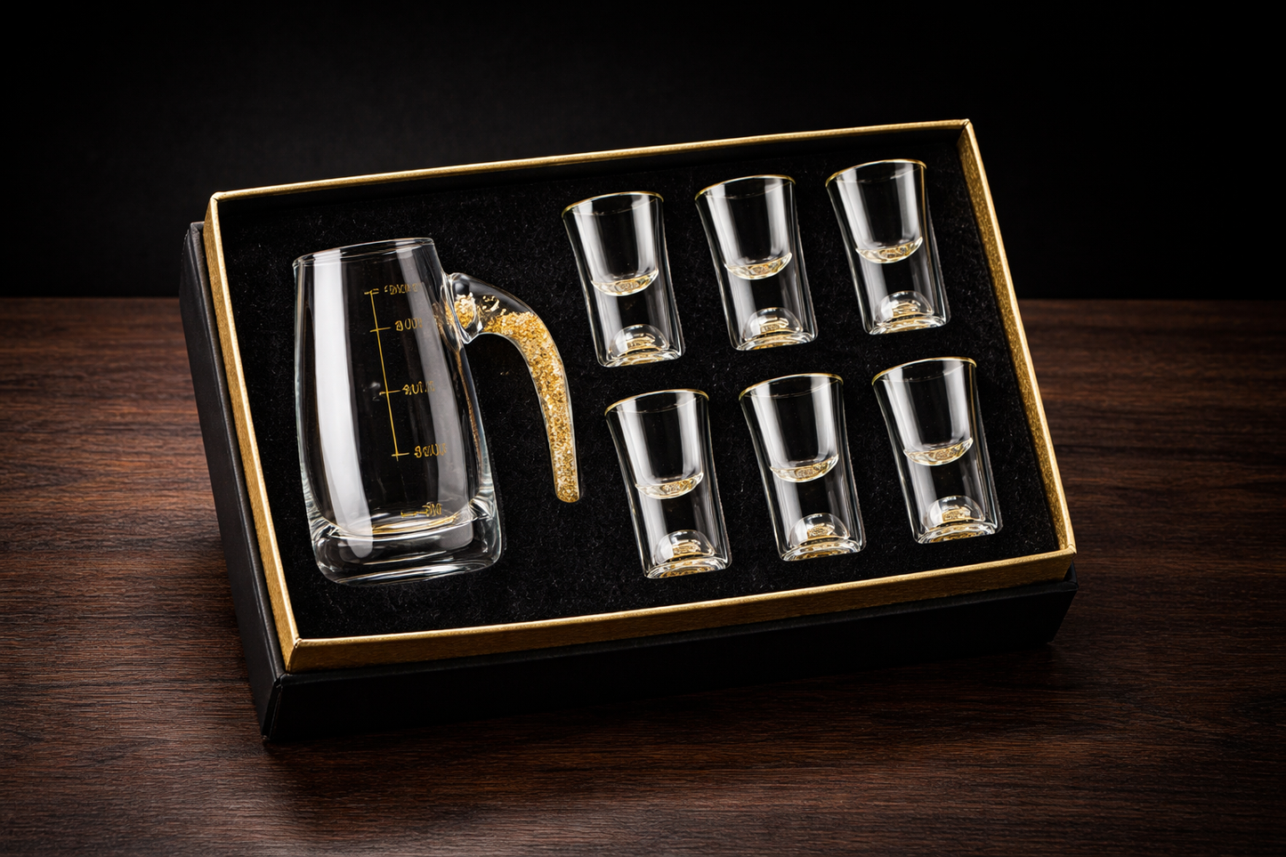 Gold Foil Baijiu Dispenser Set